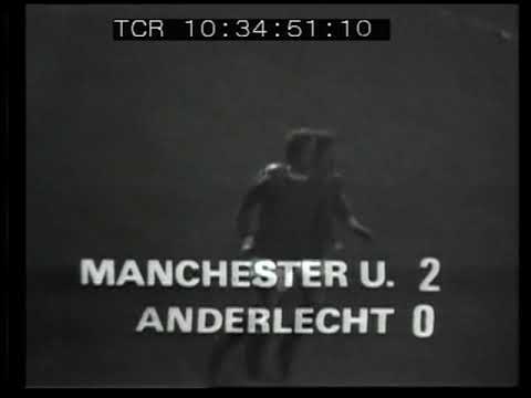 13/11/1968 European Cup 2nd Round 1st leg MANCHESTER UNITED v ANDERLECHT