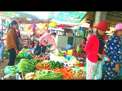 Amazing Channimit Market - Friendly Seller, Delicious Food - Cambodian Street Food