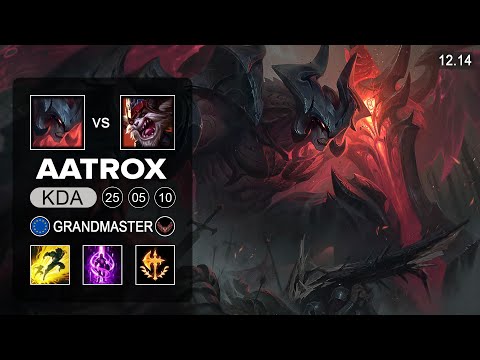 Aatrox vs Kled Top - EUNE Grandmaster - Patch 12.14 Season 12