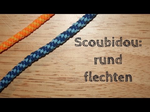 Scoubidou - rundes Geflecht (Grundtechnik) | DIY