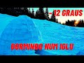 Dormindo no iglu - inverno - neve na Eslovênia