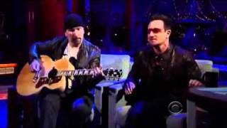 Bono And The Edge Stuck In A Moment Live Letterman 2011. Part 2...ALE