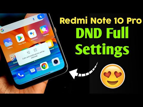 How To Enable DND in Redmi Note 10 Pro | Redmi Note 10 Pro Me DND Kaise Enable Kare | DND Settings