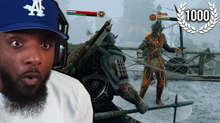Dueling a REP 1000 PLAYER on For Honor... *he's insane*
