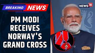 PM Narendra Modi Receives Norway’s Top Honour During Historic European Visit Tour | News18