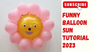 Balloon Sun Just For Fun | Balloon Garland Tutorial | Party King Kuwait