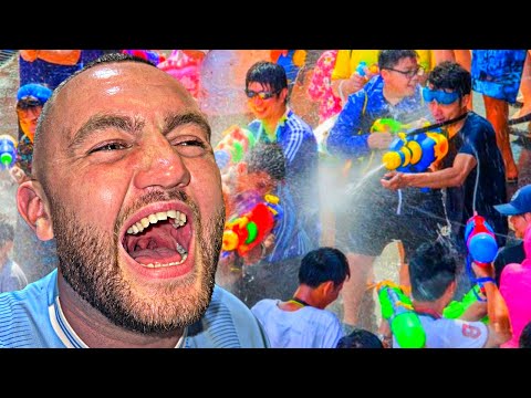 I Went To Thailand's Water Fight Festival!