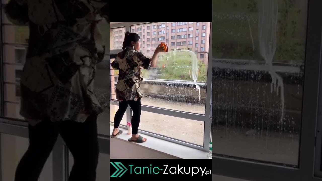 Dwustronna magnetyczna myjka do szyb