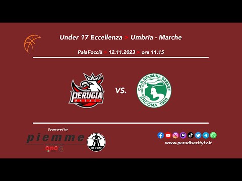 HIGHLIGHTS UNDER 17 ECCELLENZA BASKET UMBRIA-MARCHE 2023-24 - PERUGIA BASKET vs. CAB STAMURA ANCONA
