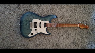 Video thumbnail for Sire Larry Carlton S7 FM  Blue Tiger. Perhaps over hyped ????? by Digital Guitars UK