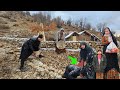 Nomadic Mother In A Mountain Shelter Cold Winter And An Emotional Reunion ️
