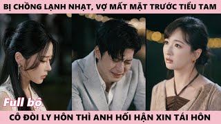 Bị Chồng Lạnh Nhạt, Vợ Mất Mặt Ngay Trước Kẻ Chen Chân, Khi Cô Đòi Ly Hôn Anh Hối Hận Xin Tái Hôn
