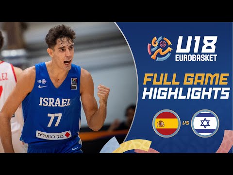 Spain 🇪🇸 vs Israel 🇮🇱 | Highlights | FIBA U18 EuroBasket 2024