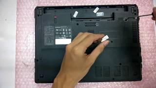 How to take apart/disassemble eMachine D732G laptop