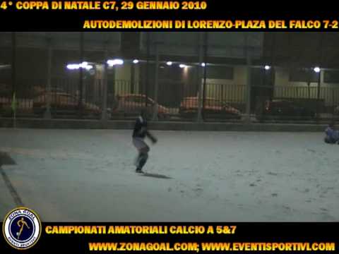4° Coppa di natale c7 Zona Goal: Autodemolizioni di Lorenzo-Plaza del falco