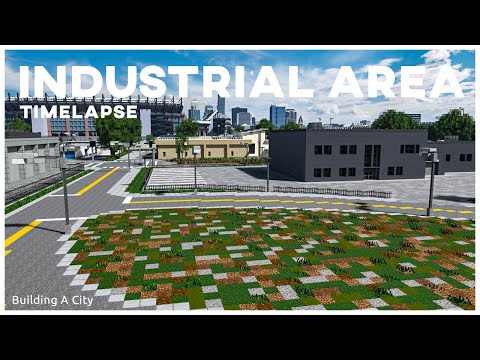 Building A City #81 (S2) // Industrial Zone Pt. 1 // Minecraft Timelapse