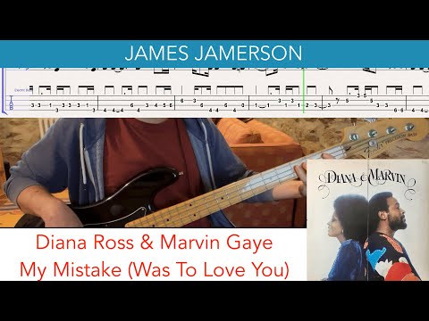 James Jamerson // Diana Ross & Marvin Gaye - My Mistake (Was To Love You) // bass playalong w/tabs