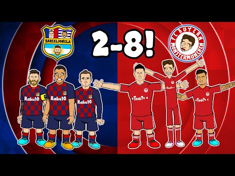 🤯2-8! Bayern Crush Barcelona!🤯 (Champions League Highlights Goals Bayern Munich 2020 MSN 123)