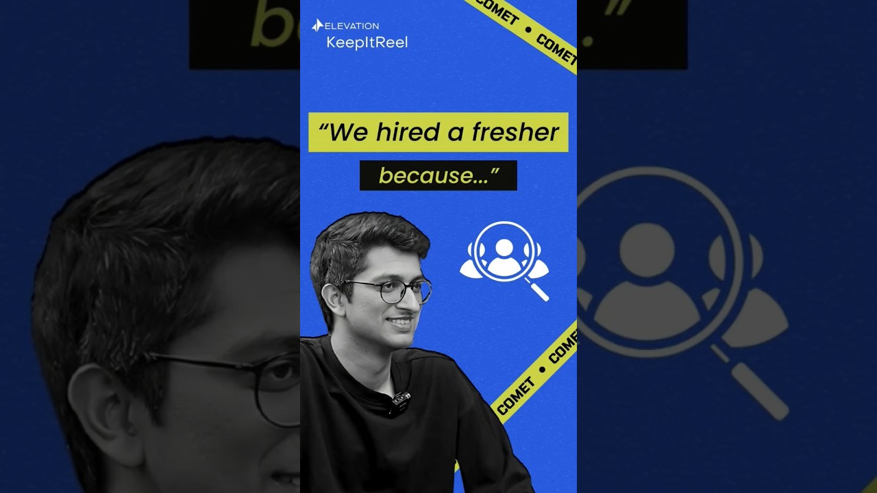 We hired a fresher because... #genZ #shorts #comet