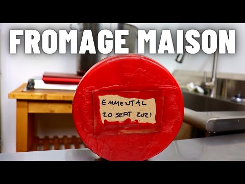 Comment faire un fromage style EMMENTAL (Recette de fromage maison au lait de vache)