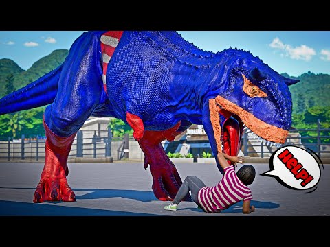 The Merciless Attacks of Carnotaurus! Escape if You Can!