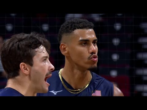 Gabriel Garcia CAN'T BE STOPPED in Set 2 vs. Portugal 🇺🇸 🔥 | 2025 FIVB Men’s World Championship