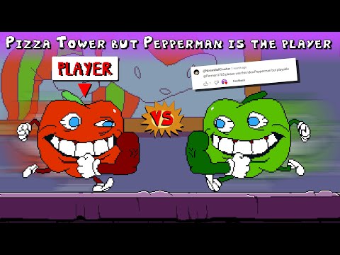 Perman: Pizza Tower, but Pepperman is the PLAYER