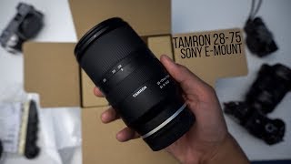 Tamron 28-75mm f/2.8 Sony E Unboxing | Does it Shoot 20fps on the Sony a9?