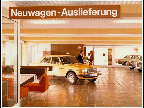 VID7353 01 copyright Daimler AG - DB Video 34  W123 Sternfahrt Vorstellung 1976