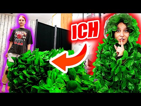Heimlich im Zimmer verstecken & Geschwister beobachten! 🤫🌳( ich bin ein Busch) - Celina