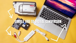 How to Convert VHS Video to Digital - Digitize VHS video to computer cheap and easy