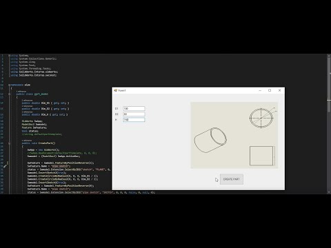 Solidworks API C# Part 1 - Extrude.
