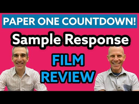 Countdown to Paper One - Film Review - Sample Student Response