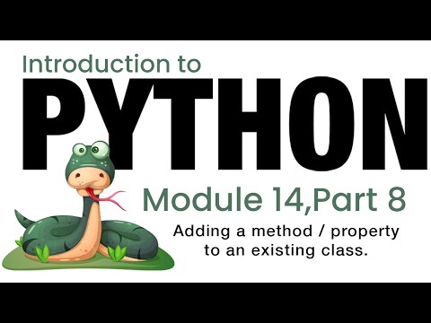 Python Module 14 Adding To A Class Fall 2023
