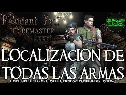Resident Evil HD Remaster | Todas las armas | Logro / Trofeo: Armado hasta los dientes (PERDIBLE)