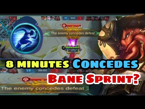 8 Minutes Concedes Game Play | Bane Sprint Fighter Build