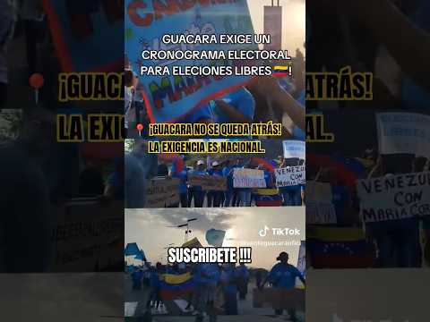 🚨 ¡GUACARA SE RESTEA! Toma de calles por elecciones libres: "Aquí nadie se dobla" 🇻🇪🔥