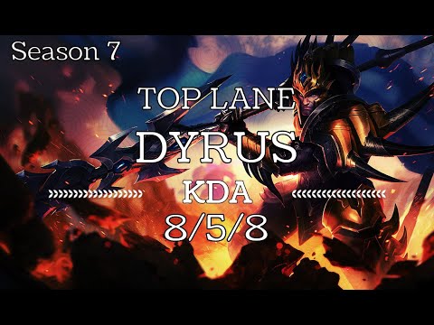 Dyrus - Jarvan IV vs Singed - NA - Gameplay Highlight S7