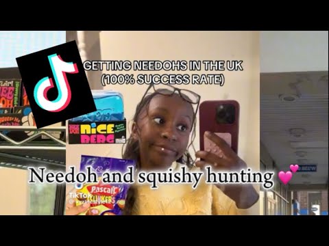 Needoh and squishy haul/hunt TikTok completion💗