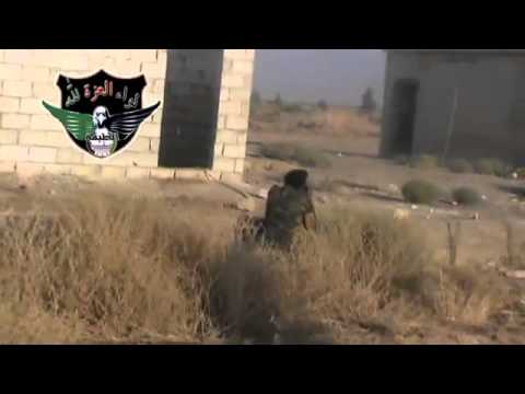 استهداف  قوات النظام براجمة صواريخ كاتيوشا في مطار الطبقة العسكري في محافظة الرقة