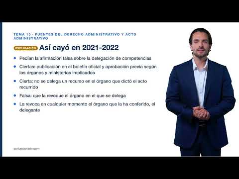 Tema 15: Fuentes del Derecho Administrativo y acto administrativo — los artículos que más caen, con el texto literal del BOE