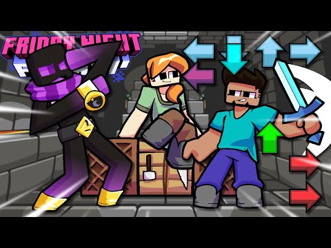 What If Minecraft Was In Friday Night Funkin'?