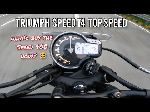 TRIUMPH SPEED T4 TOP SPEED | FASTER than the Speed 400?