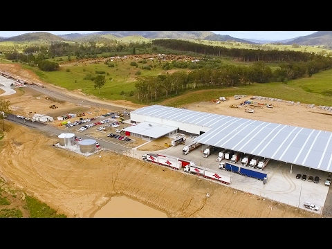 SCT Bromelton First Train Arrival - 21st January 2017