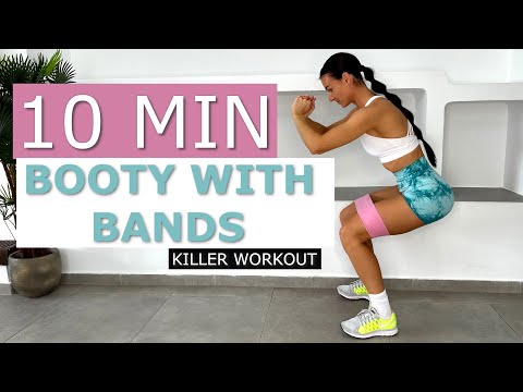 10 min KILLER RESISTANCE BAND BOOTY WORKOUT | no Repeat