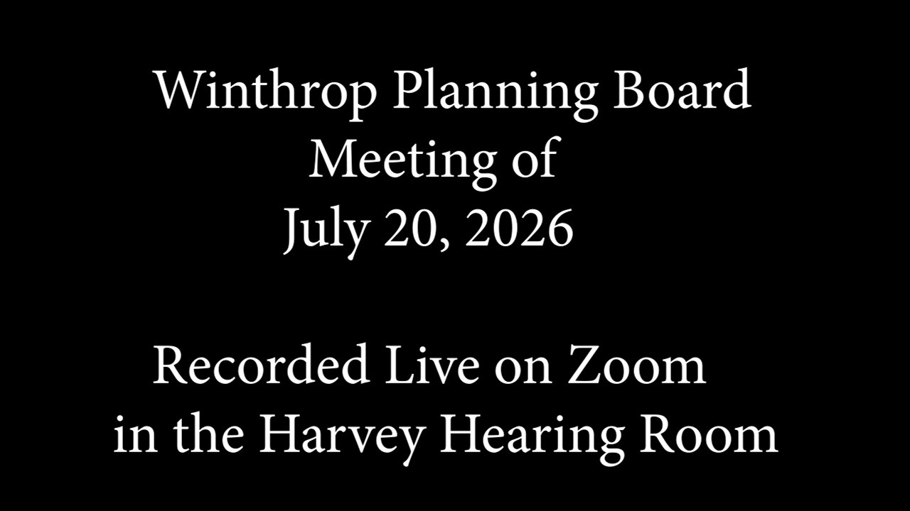 From the Planning Board
