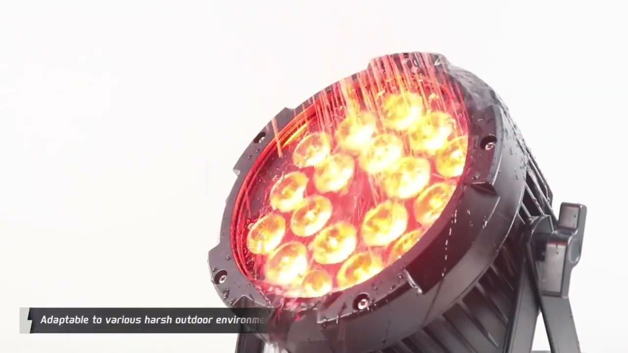Par LED RGBWAUV 18 x 18W IP65