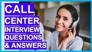 CALL CENTER Interview Questions & Answers! How to PASS a Call Centre Interview! video