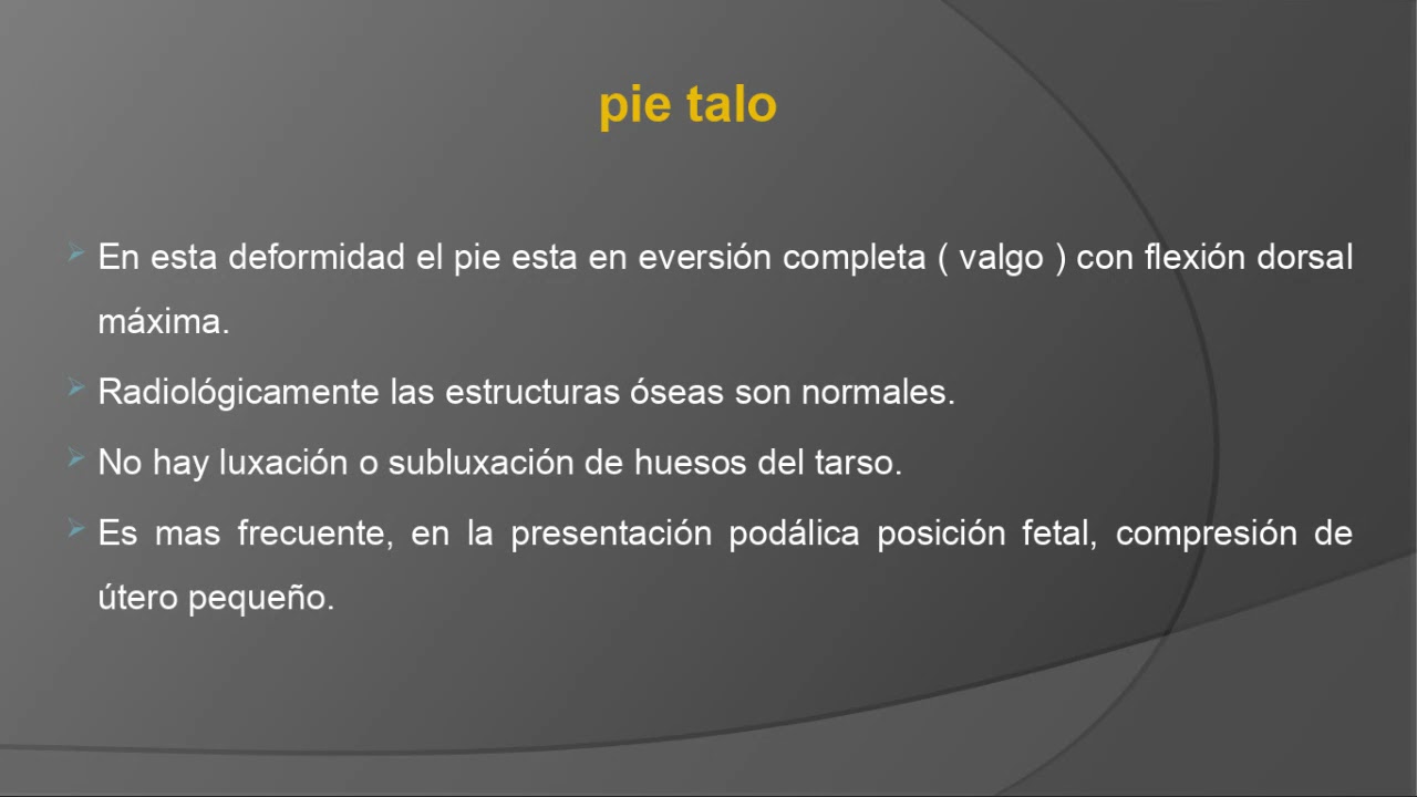 11 MALFORMACIONES ORTOPEDICAS