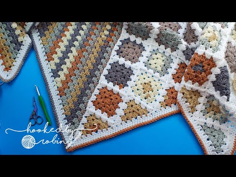 Crochet a Half & Half Granny Shawl! 🧶